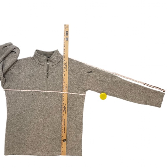 Polar King Women’s S 1/4-Zip Fleece Pullover Warm Outdoors Hiking Tan Neutral - Picture 9 of 10